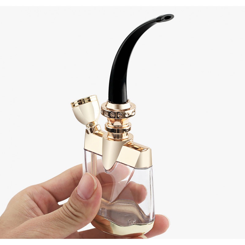 Tobacco Cylinder Pot Jug Bamboo Organic Glass Water Smoke Pot Tobacco Fighting Silk Series Bucket Cleaning Multifunction Filter Tobacco Fighting Silk
