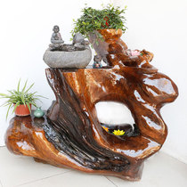 Root carving flower frame solid wood tree root bonsai frame natural wood root fragrant camphor wood TV wood carving flower pot frame root art HS2251
