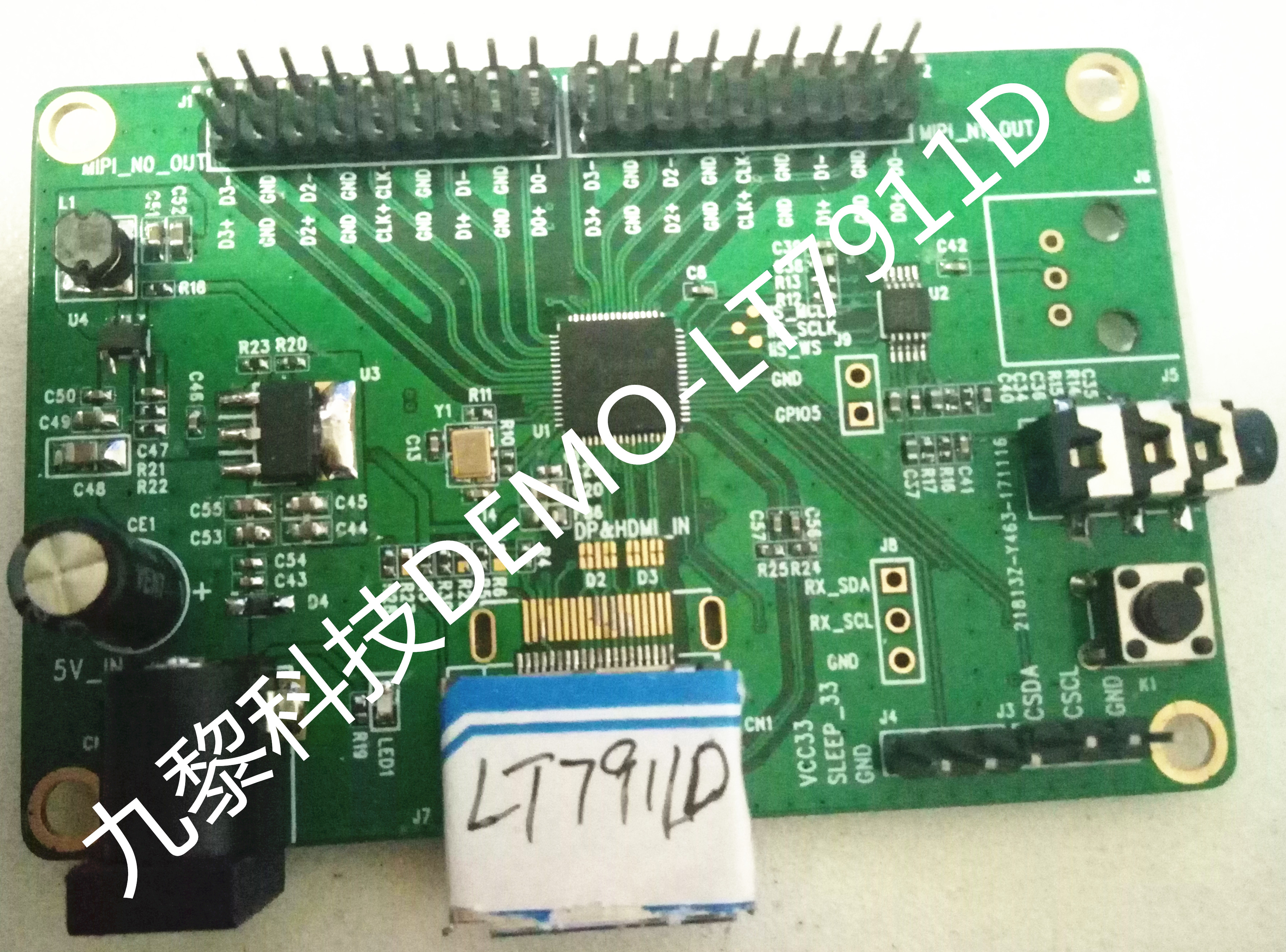 LT7911D TypeC DP to Dual-port MIPI DSI CSI with Audio