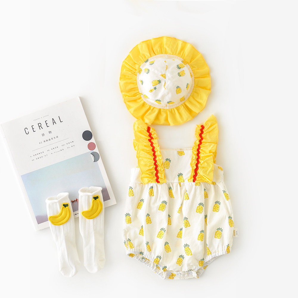 Baby Baby Batt Pack Summer Summer Summer Summer Snap Hanging Triangle Clothing Princess Concord Clothes Baby Clothes