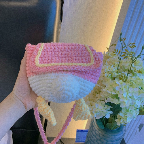 Вязаная сумка ручной работы, набор материалов, крючок для вязания ручной работы, кошелек, сумка через плечо, Дональд Дак, «сделай сам»