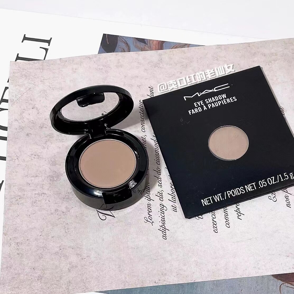Send box ~ Spot MAC Phantom with monochromatic fog surface Eye Shadow nasal Shadow Cosmetic Powder Omega Replacement 1 5g