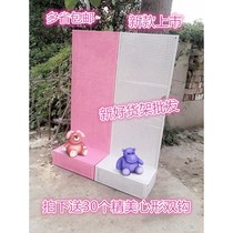 Explosive metal Beijing rotating multifunctional mobile disassembly and assembly rack cabinet adhesive hook floor hole board