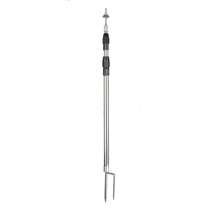 Rideau de plein air Rod Tent Door Hall Support Rod Aluminum Rod Extra-long 3M Telescopic Camp Column Bracket Plus Rough Two Roots