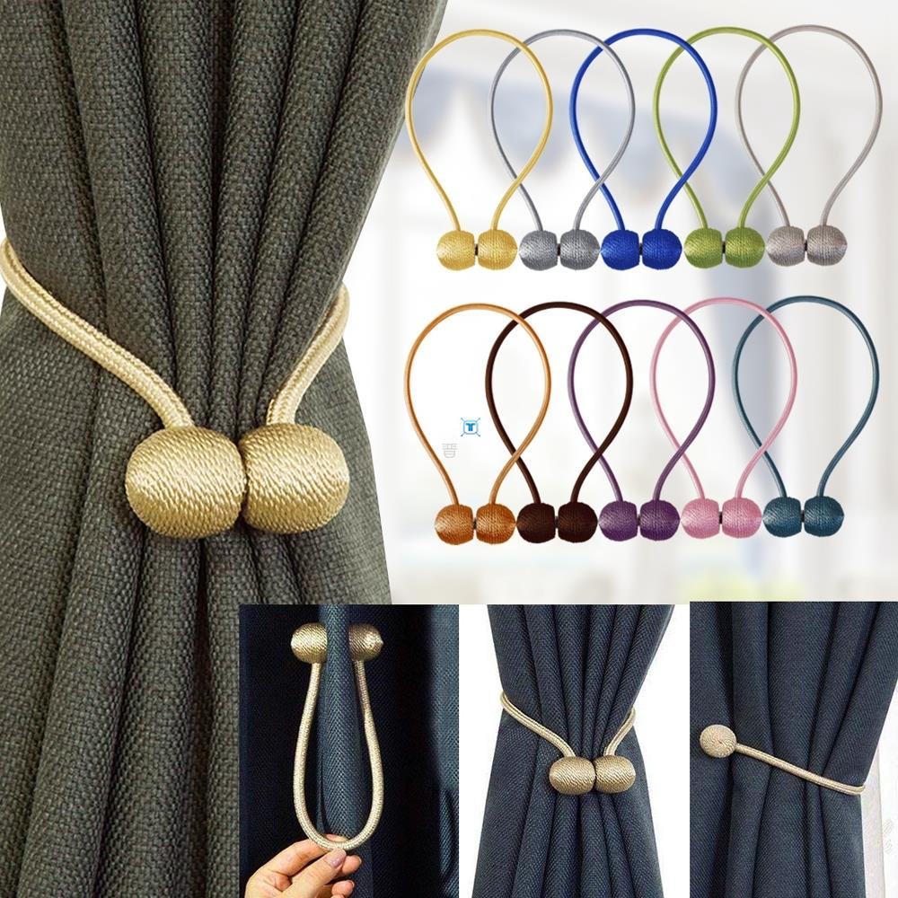 1Pc Magnetic Curtain Tieback High Quality Holder Hook Buckle