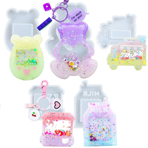 1pcs DIY Crystal Epoxy Quicksand Resin Mold Pendant Jewelry