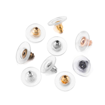 100-200pcs Rubber Earring Backs Stopper Earnuts Stud Earring