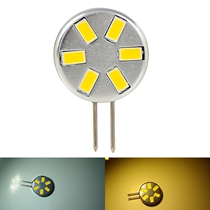 G4led silicone lamp bead 2w12v disc 5v 6v 9v 12v disc bulb highlight single-sided pin bubble lamp