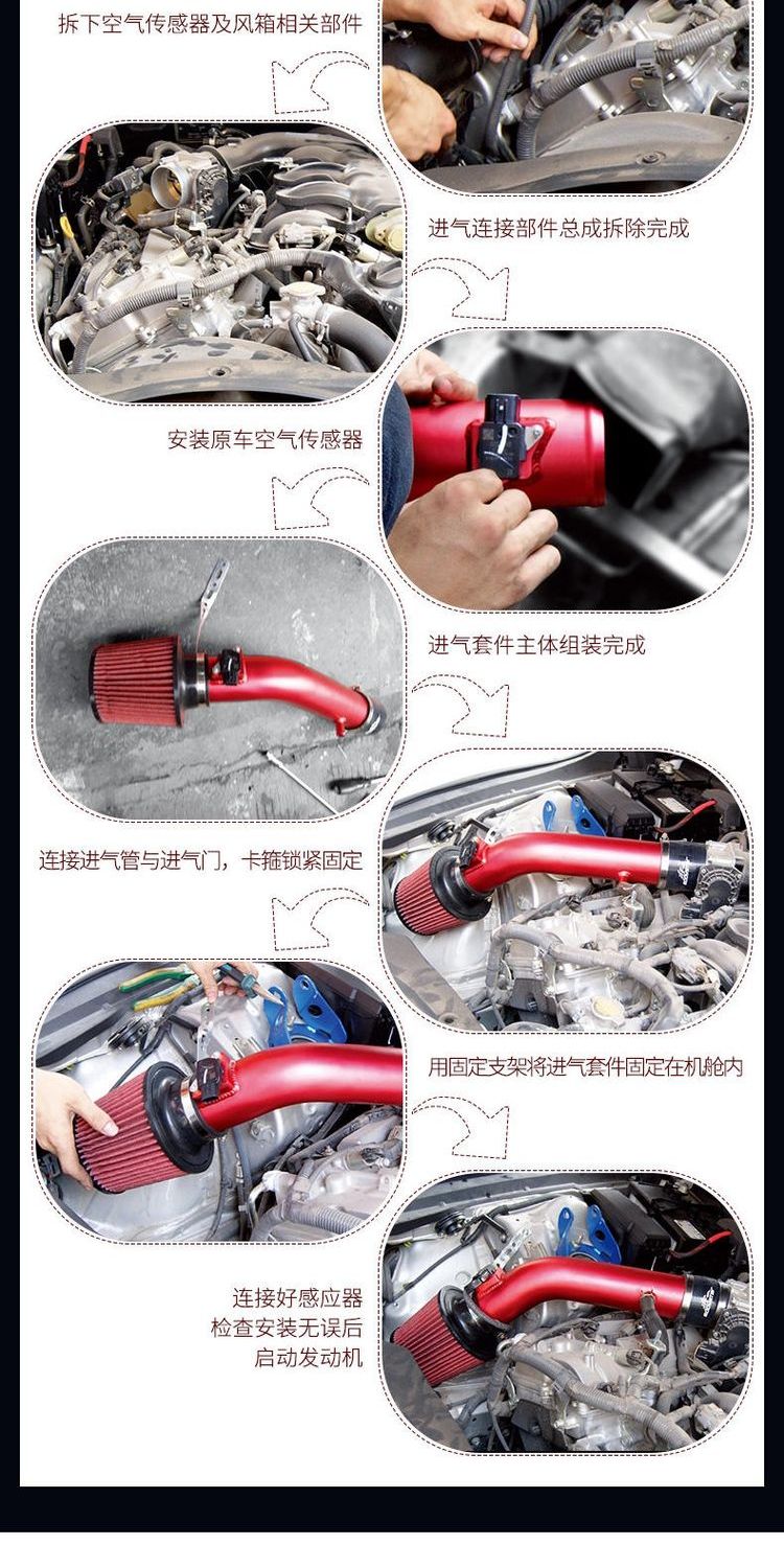 Thay đổi sợi carbon eddystar xe nấm đầu nấm nâng cấp sức mạnh sửa đổi bộ lọc dòng chảy cao - Sửa đổi ô tô chổi rửa xe ô tô