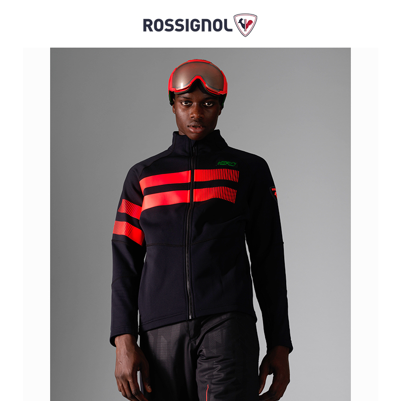 ROSSIGNOL Luciano Hero's Breathable Full Zipper Waterproof Anti-Chill Warm Ski Middle Underwear Man-Taobao