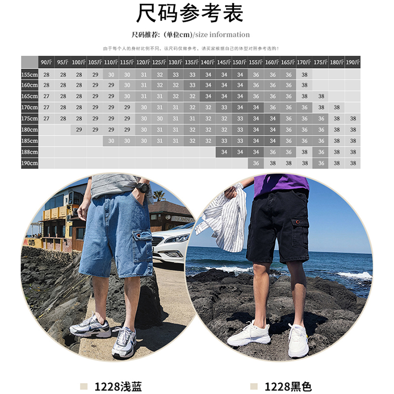 Workwear quần short nam mùa hè mới bông 100 thiết lập một đa túi năm điểm quần xu hướng Hồng Kông gió quần đẹp trai.