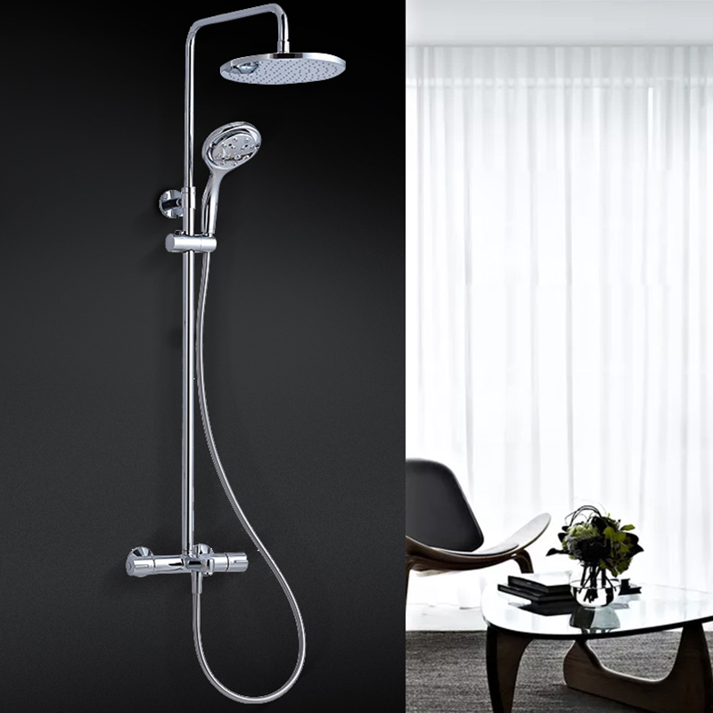 Cole ziale thermostatic triple water shower column hot and cold tap shower head shower head shower kit 28691