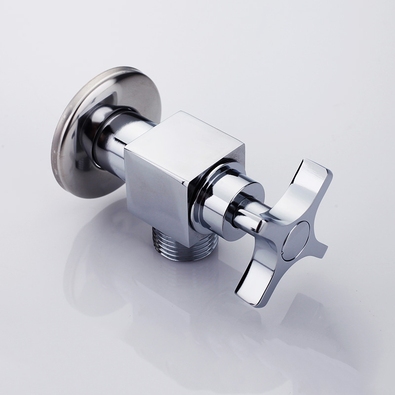 Cole full copper angle valve hot and cold water triangular valve tap mounting accessories 12066