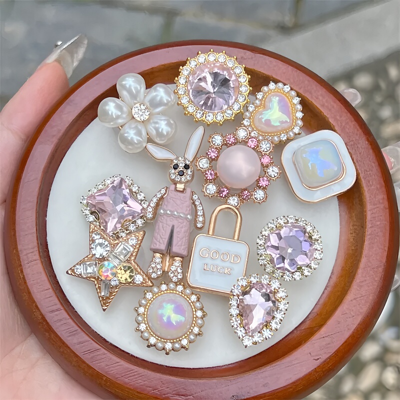 【White Deer Style】Compatible with Crocs Shoe Charms, 2025 New Model Clog Shoe Accessories, Decorative Shoe Buckles