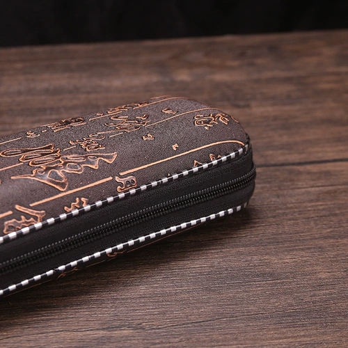 竹霖生 Высокая кортикальная флейта коробка бамбука флейта коробки горизонтальная флейта флейта мешок флейта, наполненная аксессуарами для ящика горизонтальной флейты