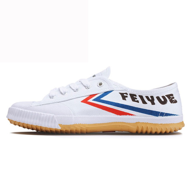 Shanghai Dafu feiyue leap canvas sports running retro white shoes students track and field competition martial arts physical examination