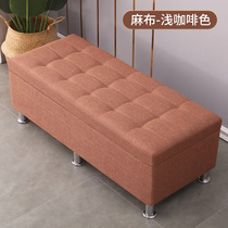Add high containing stool storage sofa for sitting person changing shoes stool Sofa Stool Toy can be set for finishing box Large capacity 