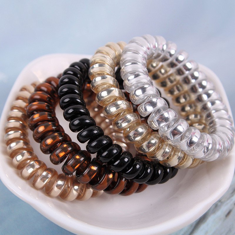 Korean version of telephone line hair ring plus coarse slips with hair rubber band 100 hitch a hair ring hair ring hair accessories hair accessories