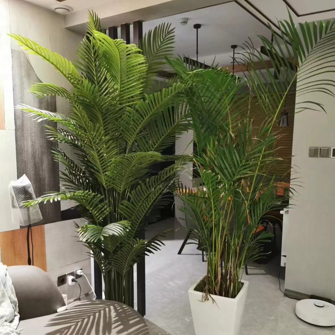 Encrypted large-scale Nordic simulation plant scattered tail sunflower phoenix phoenix phoenix bamboo fake tree green plant decoration indoor potted plant