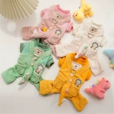 Собака четырехдушная одежда осень и зимний домашний кошка Тедди Берби красота маленькие щенки сгущенные и теплые могут быть тяжками