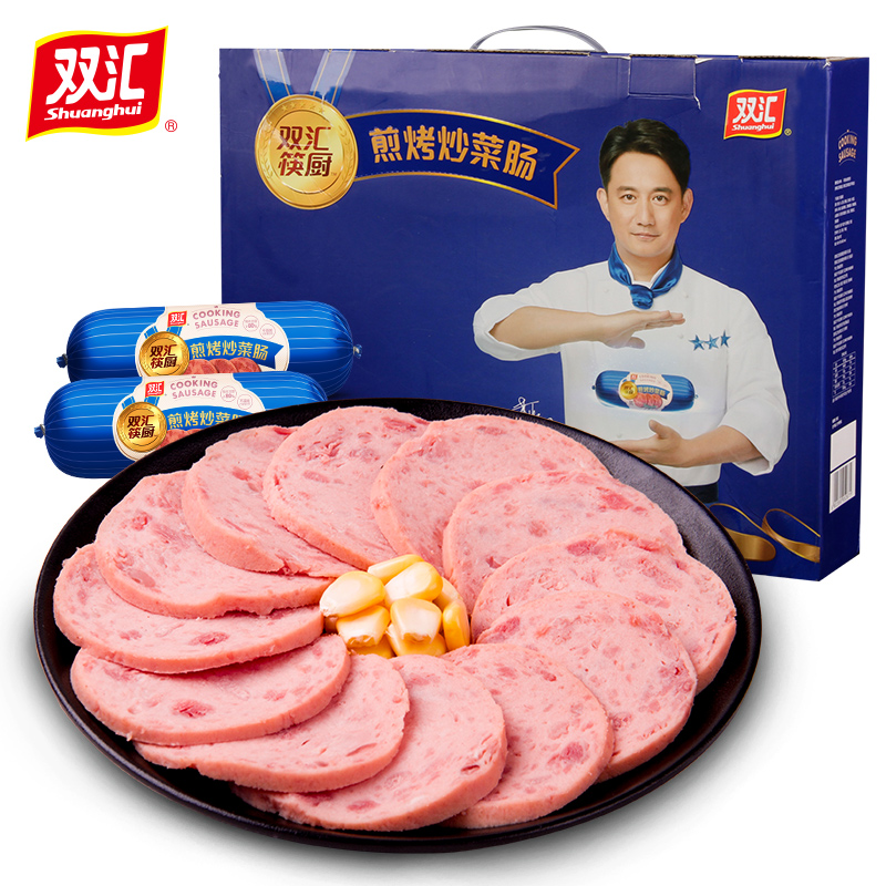 (Shuanghui Flagship Store)Shuanghui Chopsticks Kitchen (fried fried sausage) Ready-to-eat ham snack snack 280g*9