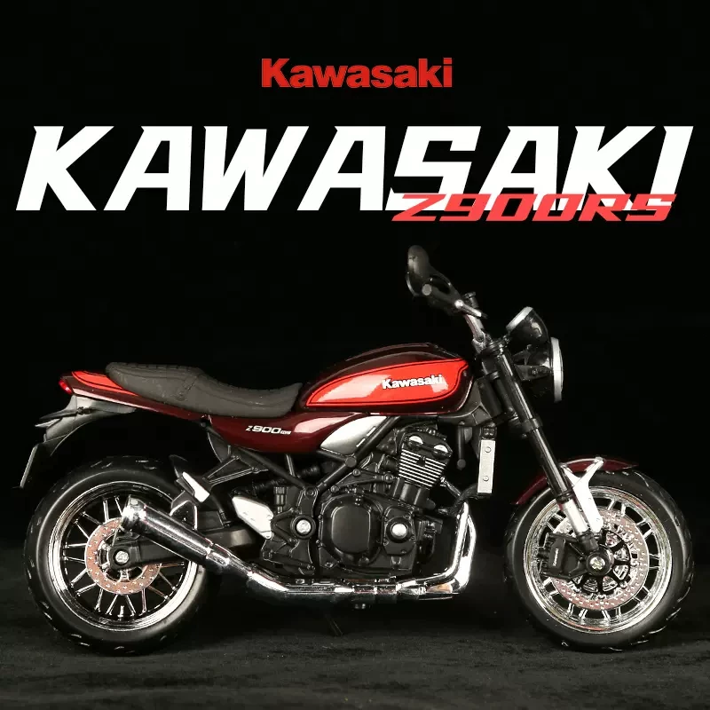 Kawasaki, реалистичная модель автомобиля для мальчиков, масштаб 1:12