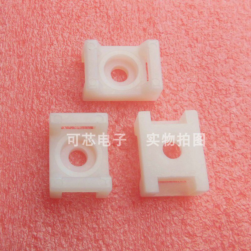 TM-3S10 马鞍型塑胶束带扎线固定座 21.2*15.3*9.4MM 内孔径5MM-淘宝Taobao | 天猫Tmall