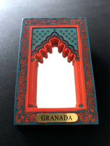 Tourist souvenirs Granada Granada Arabic style window lattice refrigerator stickers