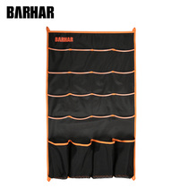 BARHAR rock climbing equipment display bag wall wardrobe organizer mesh storage bag quick-hang main lock