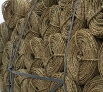 Bandage decoration making thick and thin grass saplings baling straw trees protective hemp rope trees straw straw rope straw mat