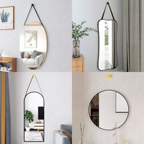 Beauty salon mirror wall-mounted beauty room mirror art decorative creative home small toilet