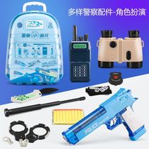 Toy hand small gun Desert Eagle Soft Bullet Gun boy manual simulation revolver suction cup grab chicken suit water gun