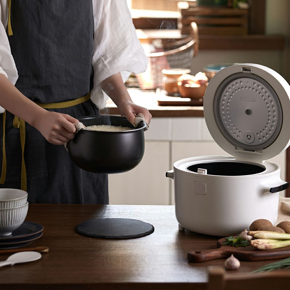 Bear rice cooker firewood rice 3 liters household multi-function intelligent reservation cooking mini 2-4-5 people small rice cooker