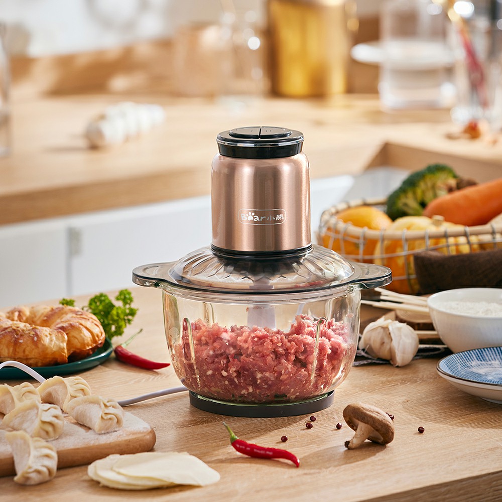Bear meat grinder Household electric small grinding stuffing multi-purpose cooking meat mixing mixing meat mincer