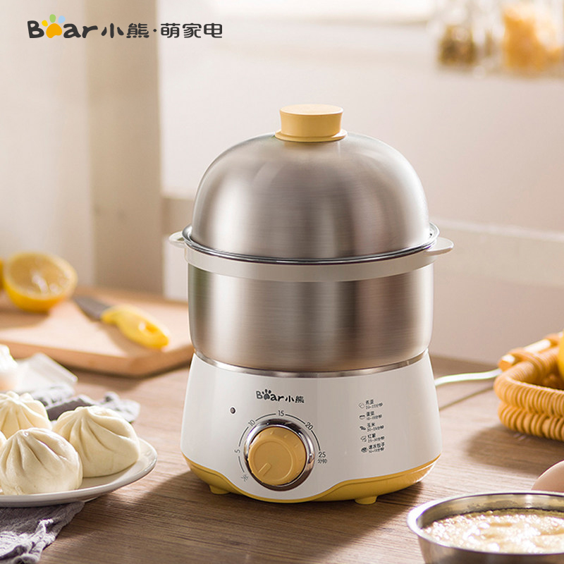 Bear egg cooker Egg steamer Automatic power-off mini double-layer household egg cooker Breakfast machine omelette artifact