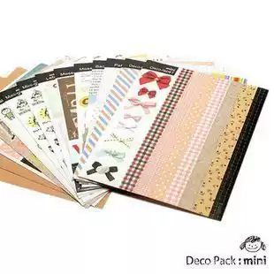 Korean hot selling iconic sweet multi-function decoration diary sticker group (14 PHOTOS)-Deco Pack mini