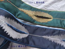 12 cm wide simulation silk embroidery leaf lace curtain decoration side cushion lace play clothing decoration