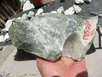 No 185285 Jade raw material Bare stone Natural rough Qinghai Kunlun Jade Mountain material Qingyu 2 1 kg