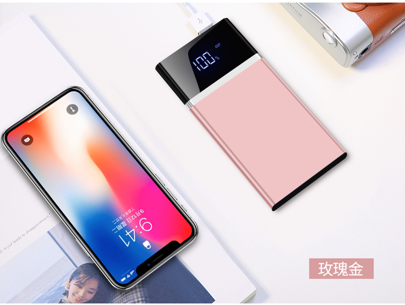 Sạc kho báu 80000M công suất lớn điện thoại di động 20000 mA vivo Huawei oppo phổ siêu mỏng xách tay