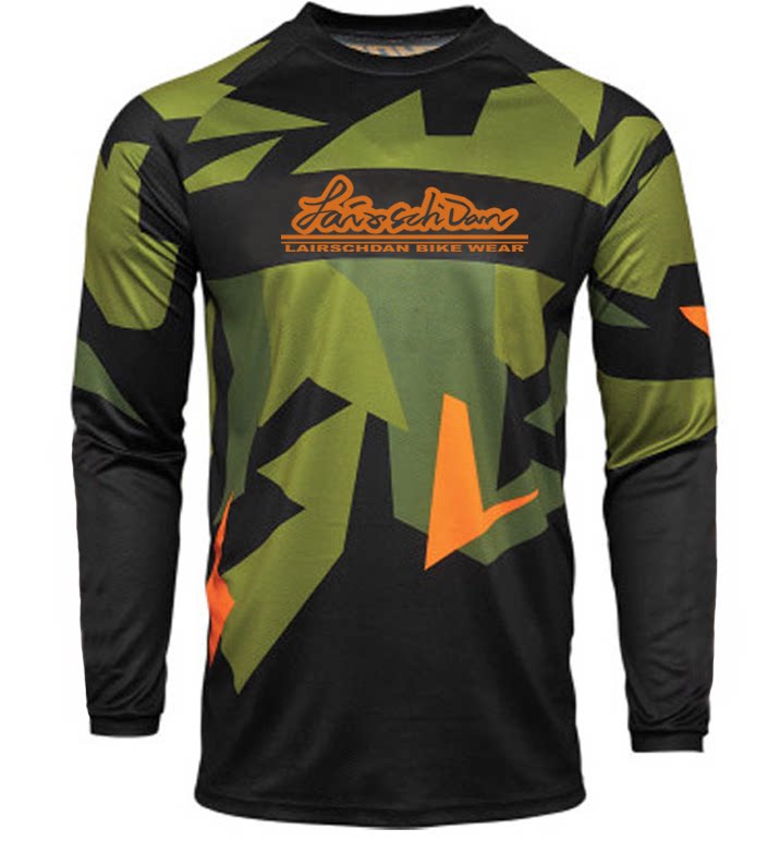 2021 tide brand downhill suit mountain bike riding suit men and women long-sleeved summer off-road motorcycle racing suit