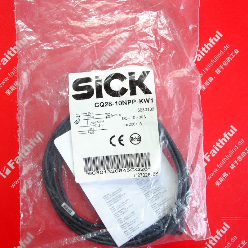 Sick CQ28-10NPP-KW1 Sick's New Capacitive Proximity Sensor 6030132