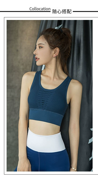 Người đẹp trở lại đồ lót nữ mới lưới đỏ tụ tập để nhận sữa gợi cảm áo ngực nhỏ phần mỏng không có vòng thép thể thao áo ngực - Đồ lót thể thao
