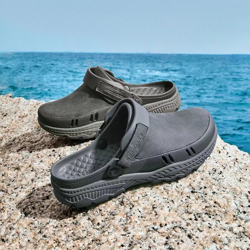 Skechers Men's Shoes Spring and Summer Fashion Trendy Versatile Bubble Shoes Outdoor Slip-On Sandals 243110 Skechers Men's Shoes Spring and Summer Fashion Trendy Versatile Bubble Shoes Outdoor Slip-On Sandals 243110