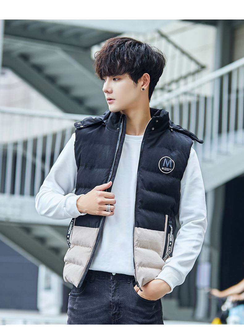 Áo vest nam cotton mùa đông 2018 mới áo chống nắng nam
