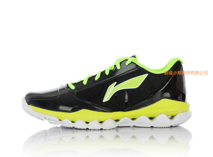 ABPH149-1-2 Li Ning men's basketball court ground shoe arc for three generations flexible and low to help slow earthquake white black micro-dirty