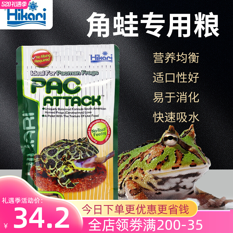 Japan is high enough to hikari corner frog feed corner frog food amphibian frog grain tree grain