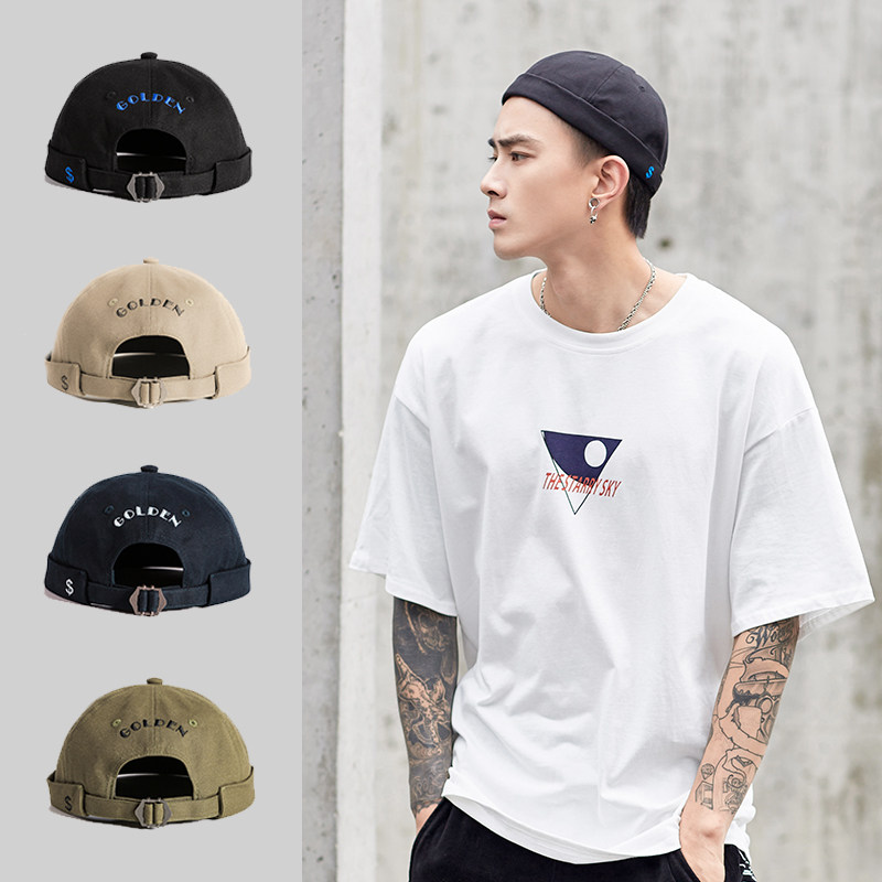 Spring Summer Without Eatery Yuppie Personality Sailor Hat Man Tide Card Retro Hip Hop Hooligana Guapi Cap Landowners Hat Warm