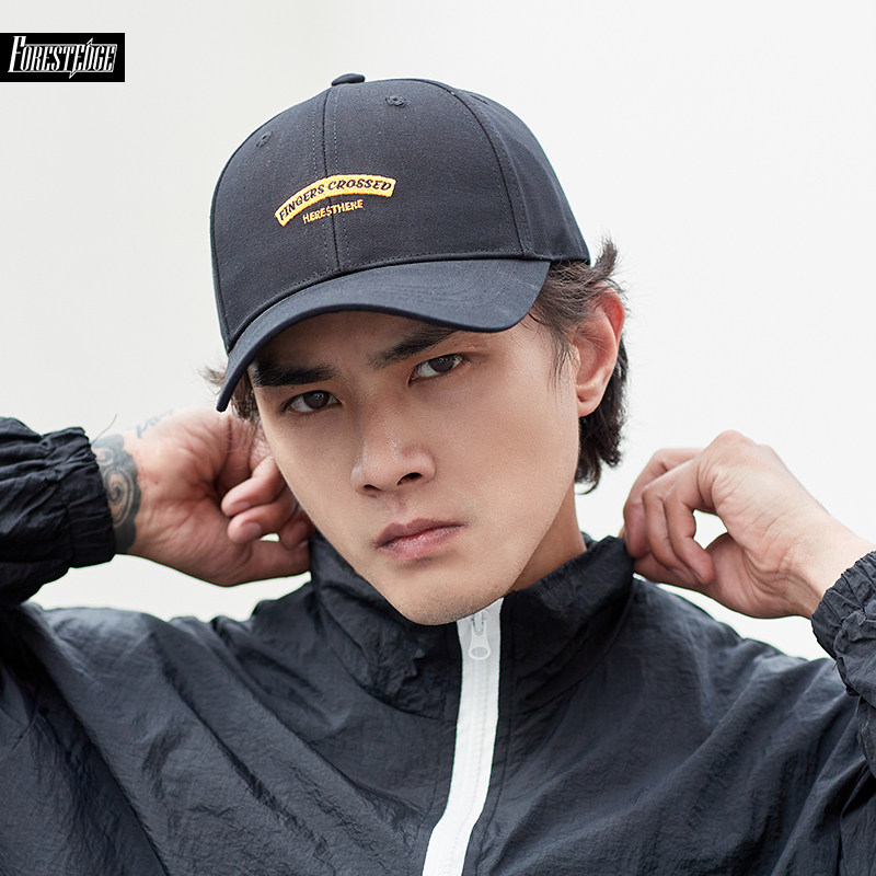 Baseball cap men's summer new 100 hitch hip-hop sunscreen hat Han version Chauded with big head surrounding the duck tongue cap