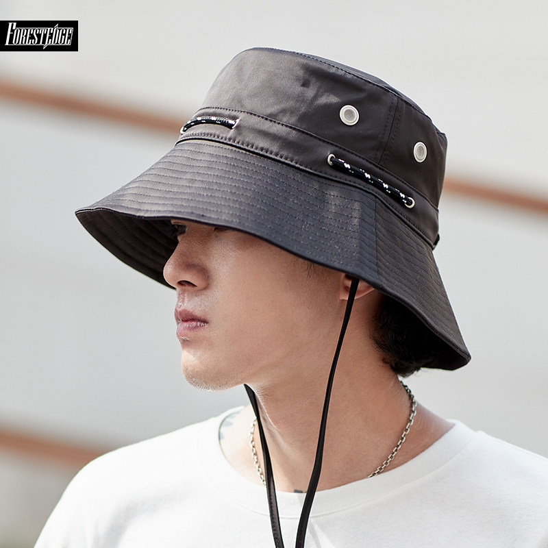 Sun hat men's big brim anti-ultraviolet fisherman hat tide brand big head circumference hat summer sun hat sun hat