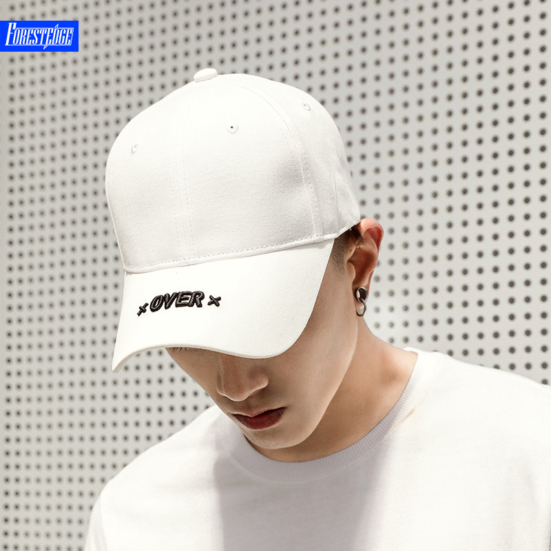 Spring Summer Peak Letter Over Embroidery Hat Male Duck Tongue Cap Han Version 100 Hitch Tide Street Duck Tongue Cap Sun Hat
